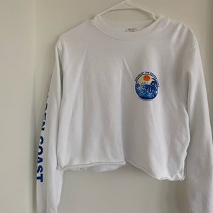 Cropped brandy melville crewneck